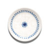 Bunzlauer Keramik Dessertteller 18cm Blue Line SB6 Unikat Modern signiert