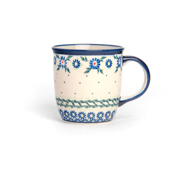 Bunzlauer Keramik Tasse mit Henkel 320ml Dekor A-1163A Handarbeit