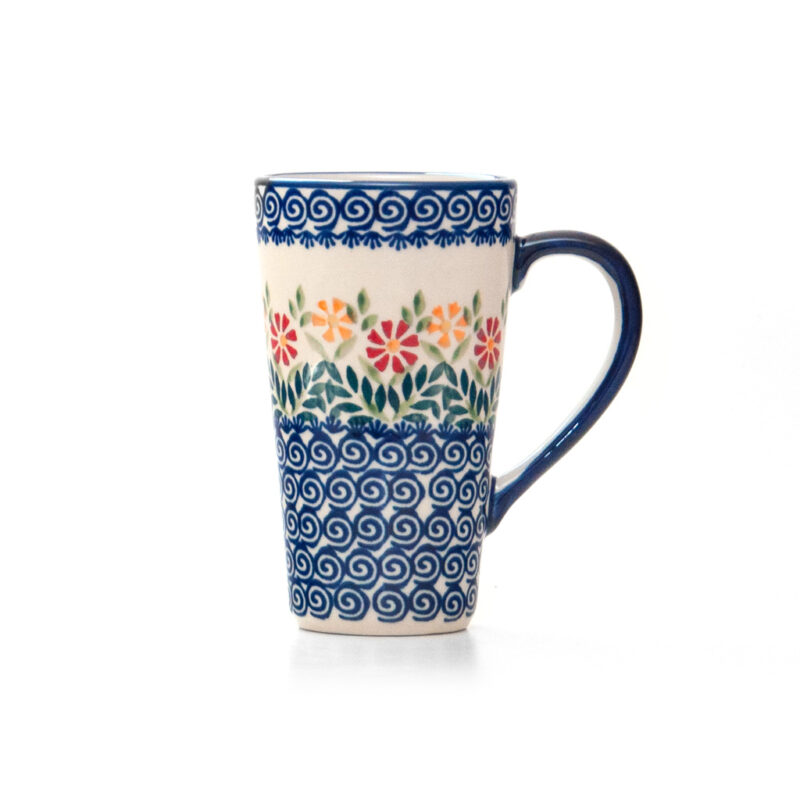Bunzlauer Keramik Latte Tassen 400ml Dekor JS14 Handarbeit