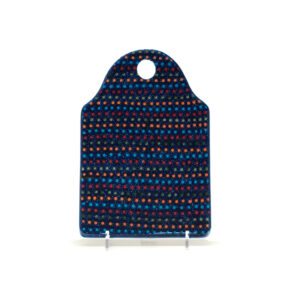 Bunzlauer Keramik Brotbrettchen 23x16 cm IZ20 Unikat Modern signiert|Bunzlauer Keramik Brotbrettchen 23 x 16 cm Dekor KOKU Unikat Modern signiert