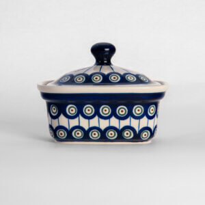 Bunzlauer Keramik Butterbox Butterdose für 250g Dekor D-8