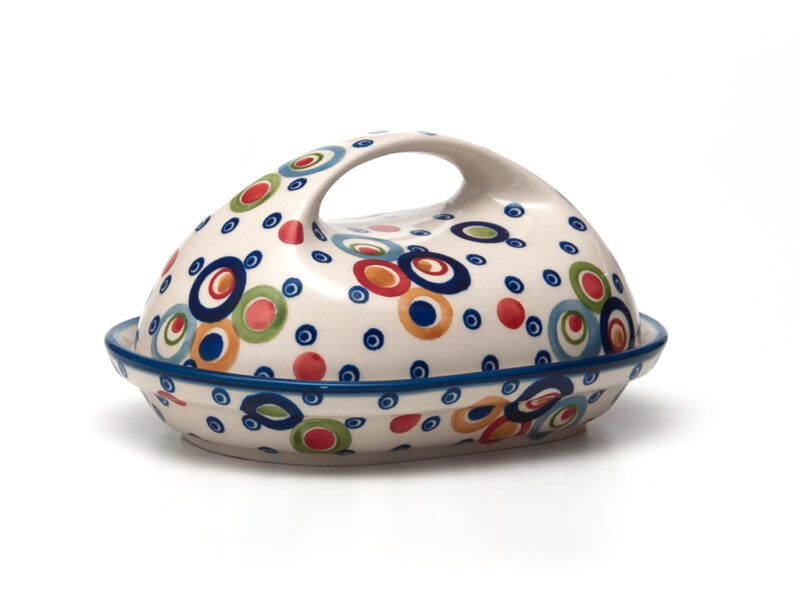 Polish Pottery Butter Dish