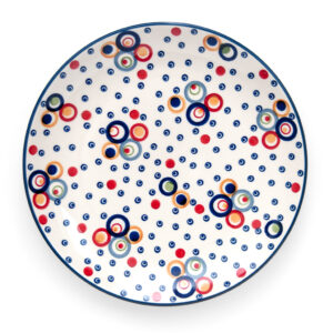 Bunzlauer Keramik Speiseteller Essteller 26cm AS38 Unikat Modern