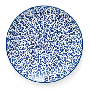 Bunzlauer Keramik Speiseteller Essteller 26cm Dekor MAGD Handarbeit - 2.Wahl