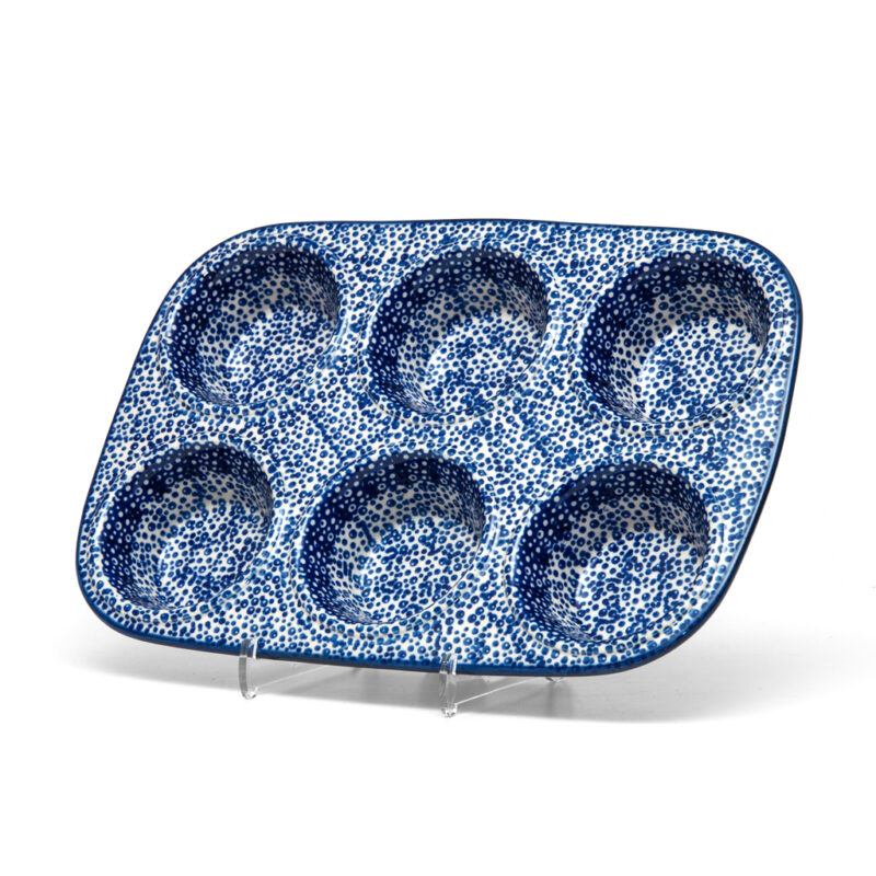 Polish Pottery Muffin Pan 32x31cm Pattern MAGM|||