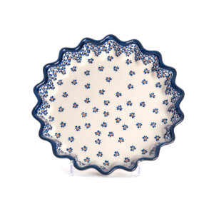 Bunzlauer Keramik Quicheform Tortenform Stern 26.5 cm Dekor A-882A