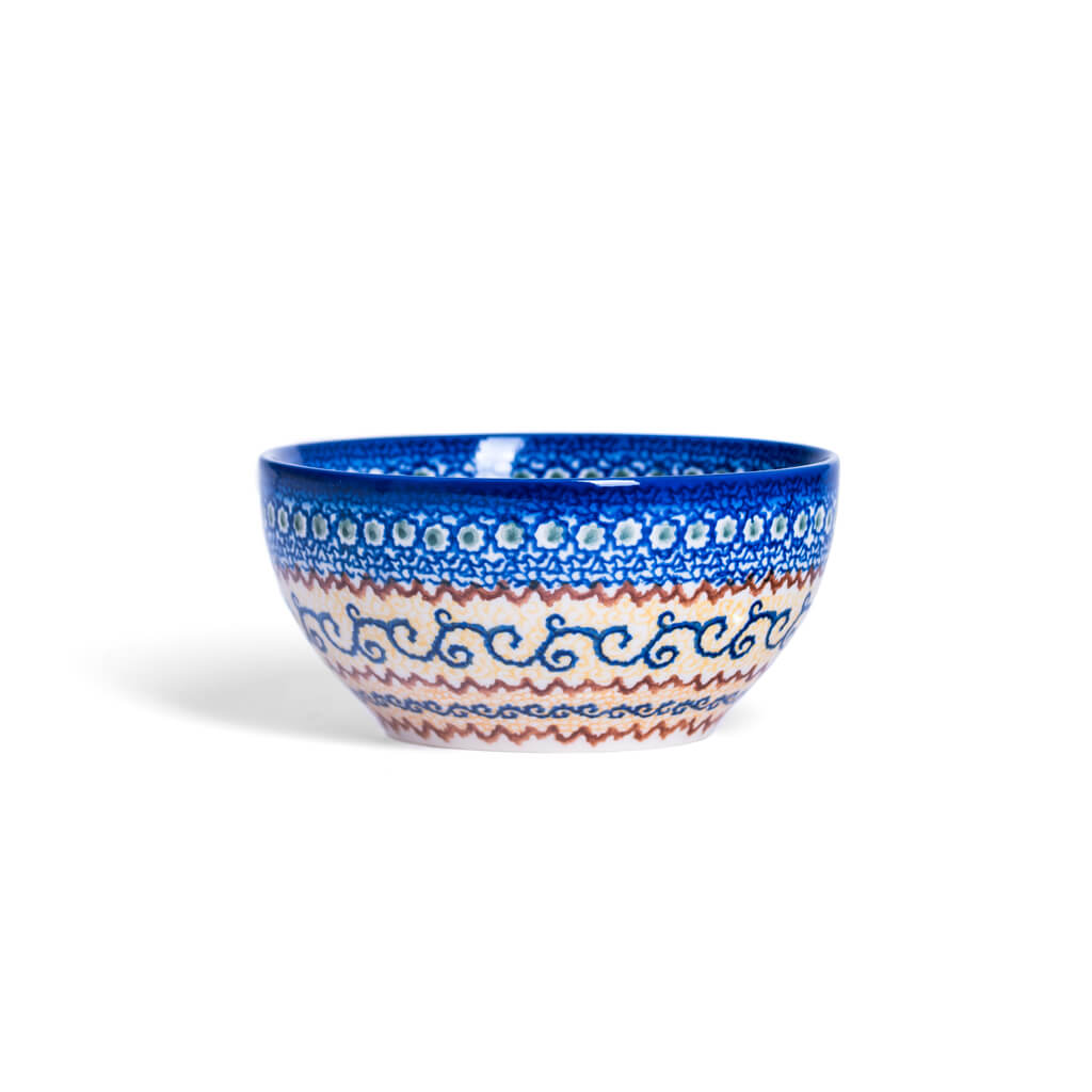 Bunzlauer Keramik Schüssel Schale 16 cm Dekor U-195