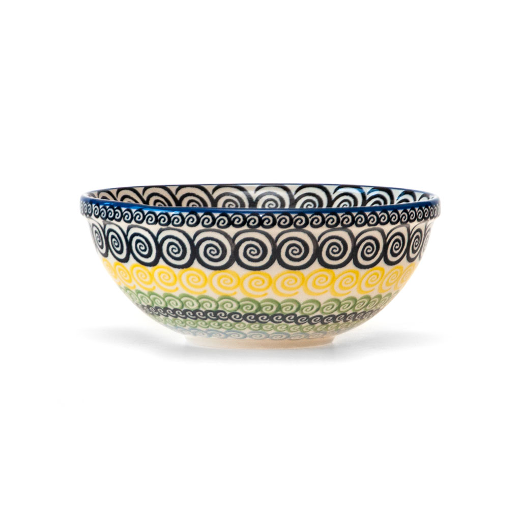 Bunzlauer Keramik Schüssel 20cm Dekor CZZC Unikat Modern Handarbeit Neu
