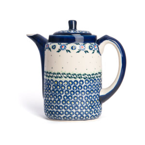 Bunzlauer Tee-/Kaffeekanne Kanne 1.2 L Dekor A-1163A Handarbeit