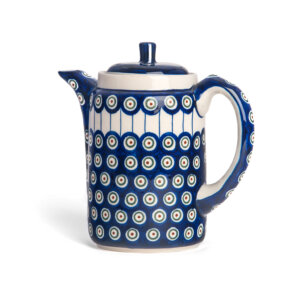 Bunzlauer Tee-/Kaffeekanne Kanne 1.2 L Dekor D-8 Handarbeit