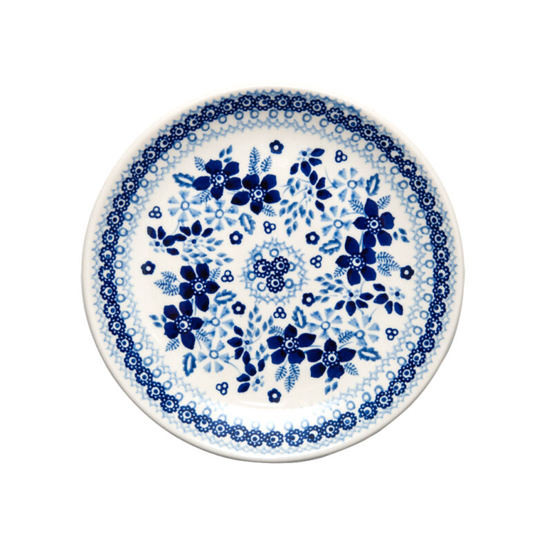 Bunzlauer Keramik Dessertteller 18cm Blue Line SB1 Unikat Modern signiert |Bunzlauer Keramik Dessertteller 18cm Blue Line SB6 Unikat Modern signiert