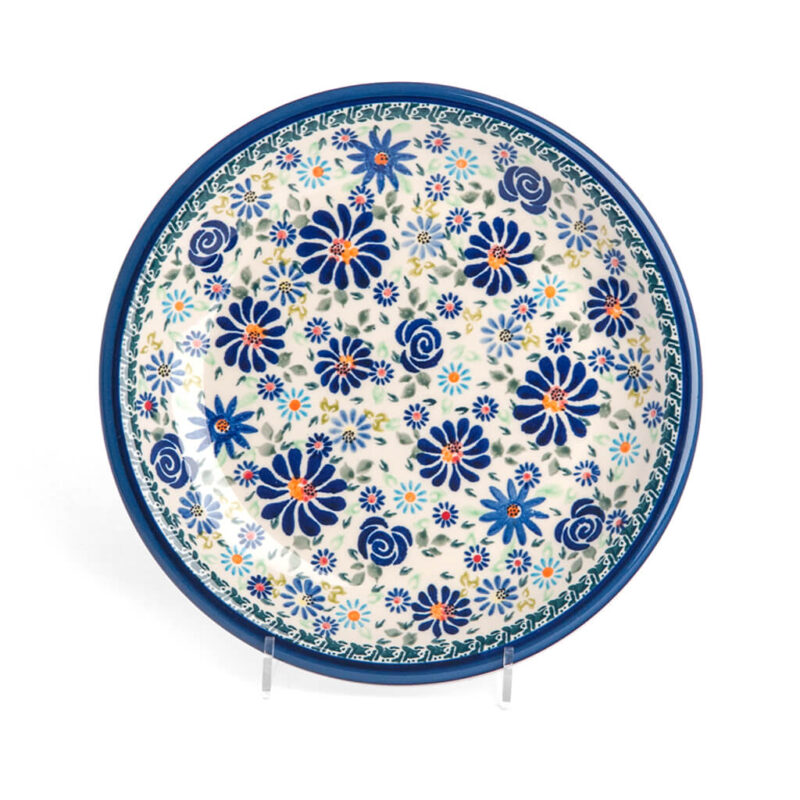 Bunzlauer Essteller oval 24 cm Premium Kollektion DU-126 Handarbeit