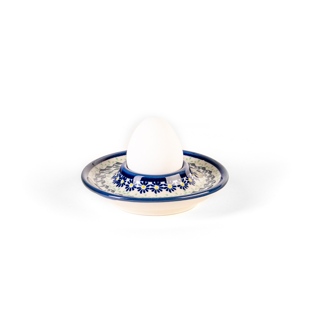 Bunzlauer Eierbecher mit Unterteller Dekor 1163A