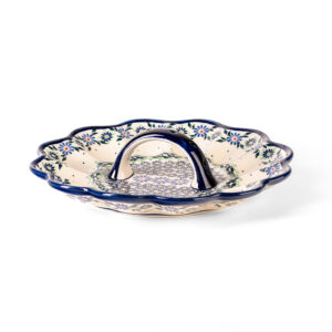 Bunzlauer Eierteller 26cm Dekor 1163A