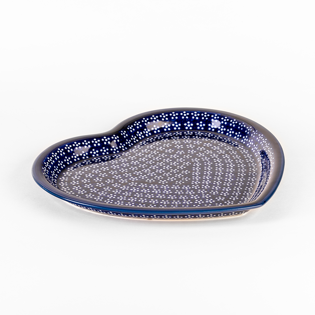 Bunzlauer Herzteller Servierteller 28cm Dekor 226A