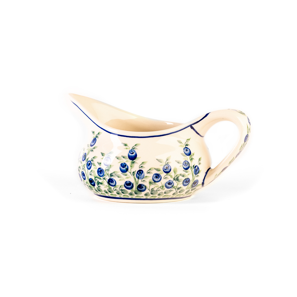 Bunzlauer Sauciere oval 450ml Dekor D-1208