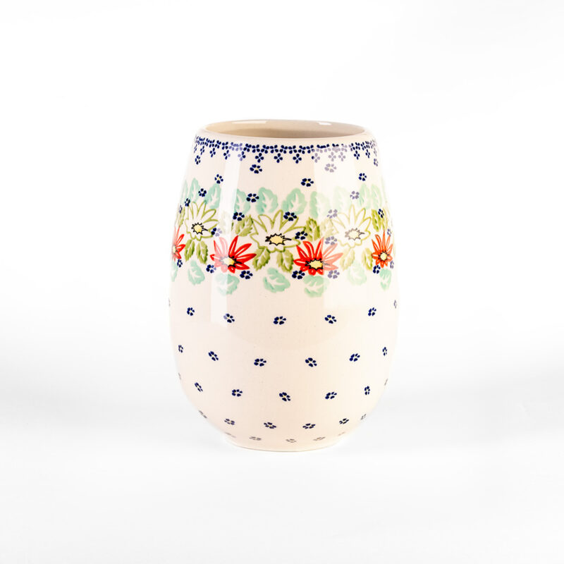 Bunzlauer Blumenvase Dekor MC20