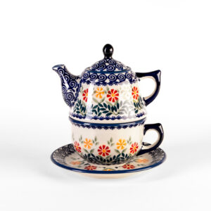 Bunzlauer Tea-for-one Set Dekor JS14