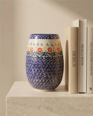 Designer Blumenvase aus Keramik