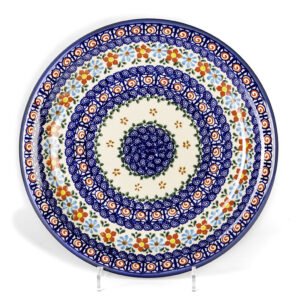 Bunzlauer Speiseteller Essteller 26cm Dekor A-33