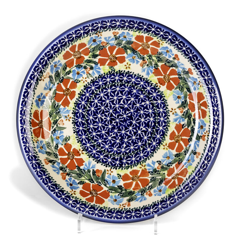 Bunzlauer Speiseteller Essteller 26cm Dekor A-45