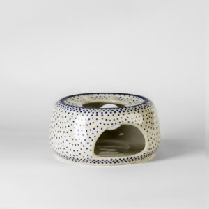 Bunzlauer Stövchen für Apfelbräter Dekor 61A